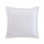 Private Collection Braddon White Cotton Jacquard Quilt Cover Set | Queen Bed | White